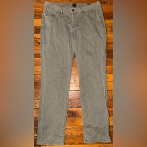 JAG green khaki low-rise slim leg stretchy pants 12
